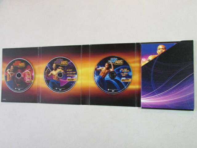HIP HOP ABS THE ULTIMATE AB SCULPTING SYSTEM BEACHBODY 3 DVD SET 2 HRS. 30 MIN.