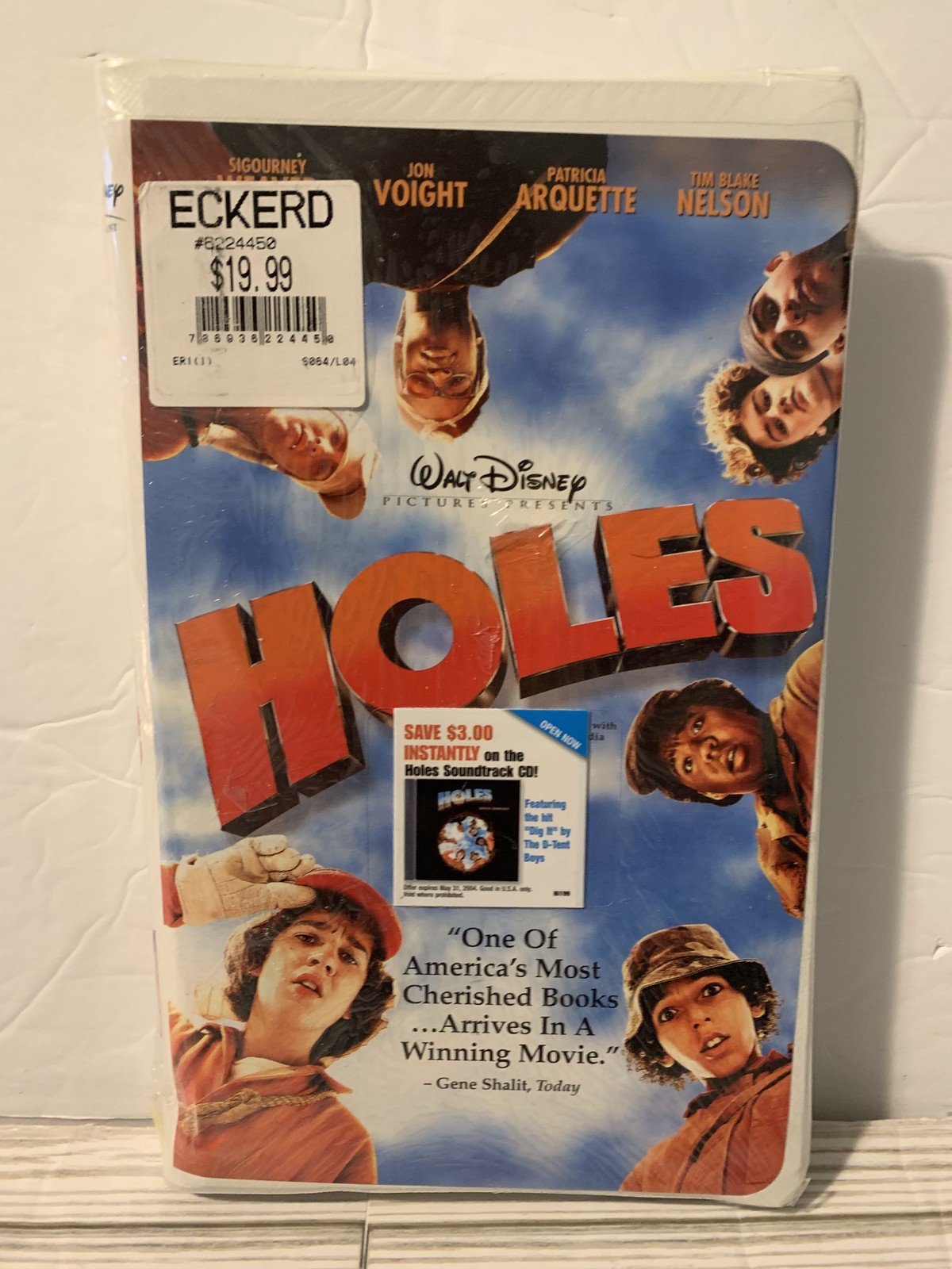 Vintage Holes VHS Walt Disney Sealed Family Adventure Movie New Buena Vista