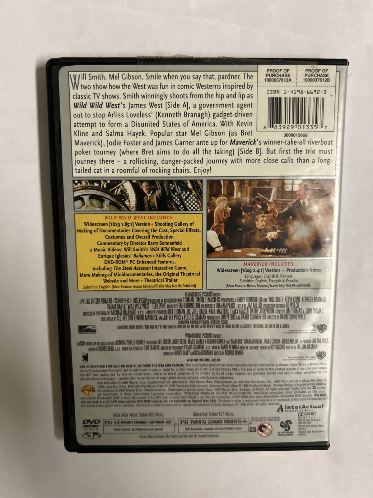 Maverick / Wild Wild West (Double Feature)