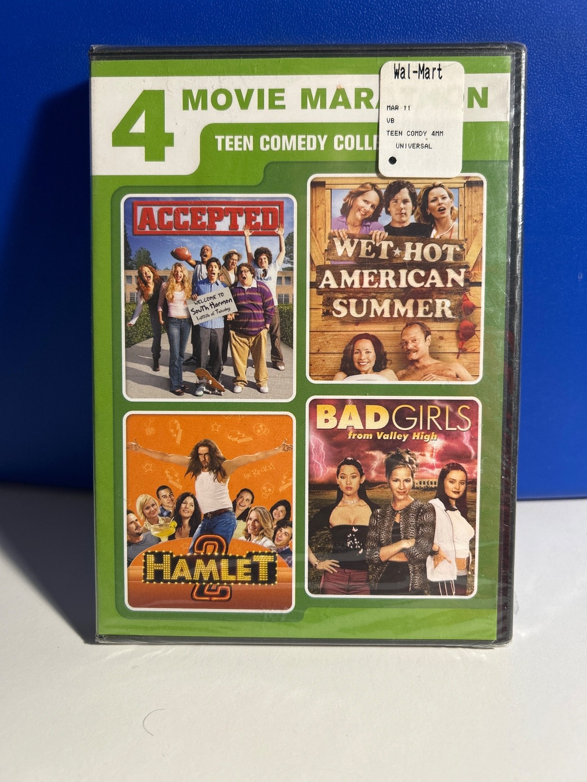 Accepted / Hamlet / Bad Girls / Wet Hot American Summer (DVD)………. NEW & SEALED!
