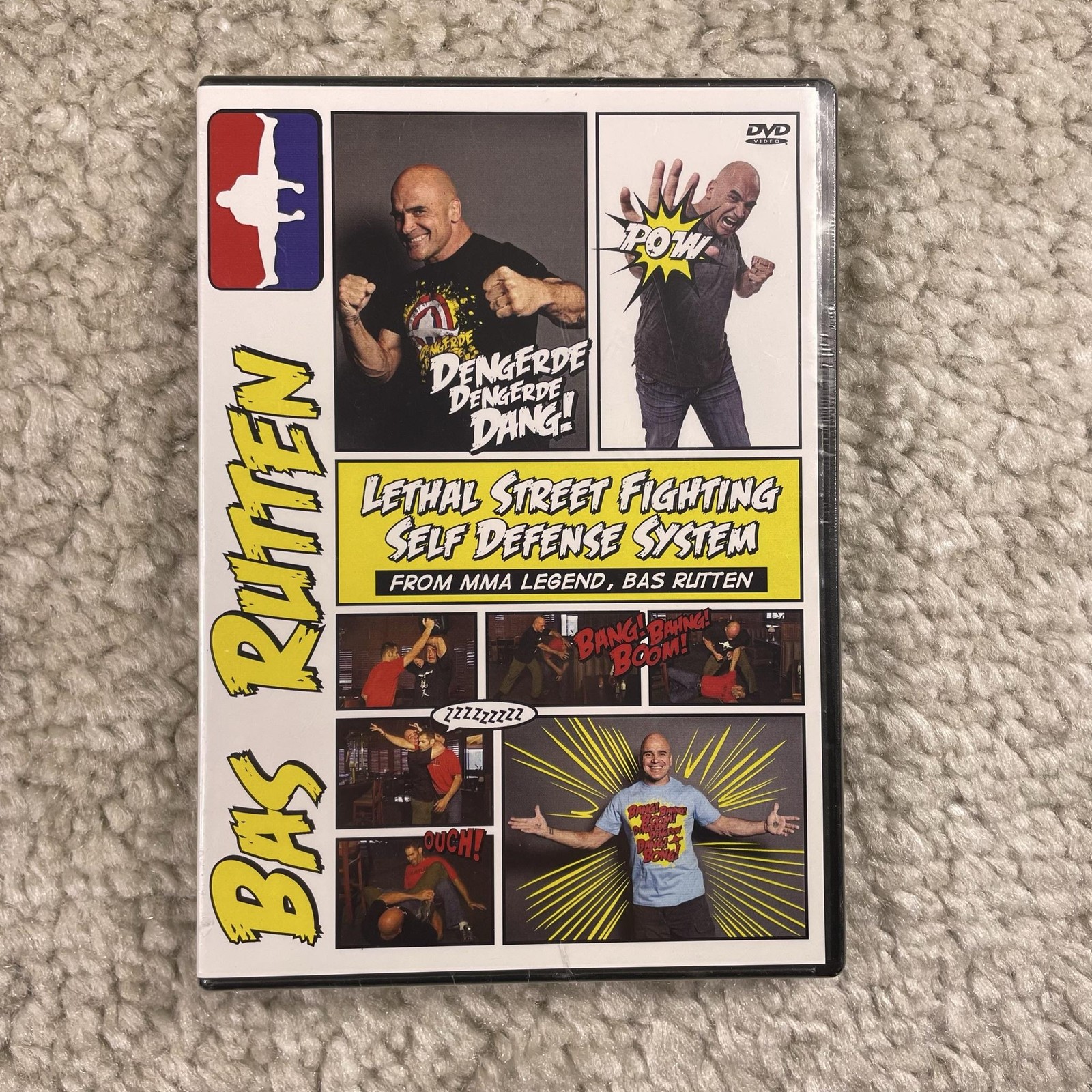 Bas Rutten Lethal Street Fighting Self Defense System DVD MMA Training Video