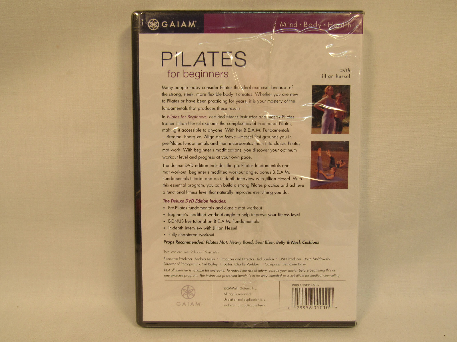 Pilates For Beginners Deluxe Edition DVD NEW FACTORY SEALED