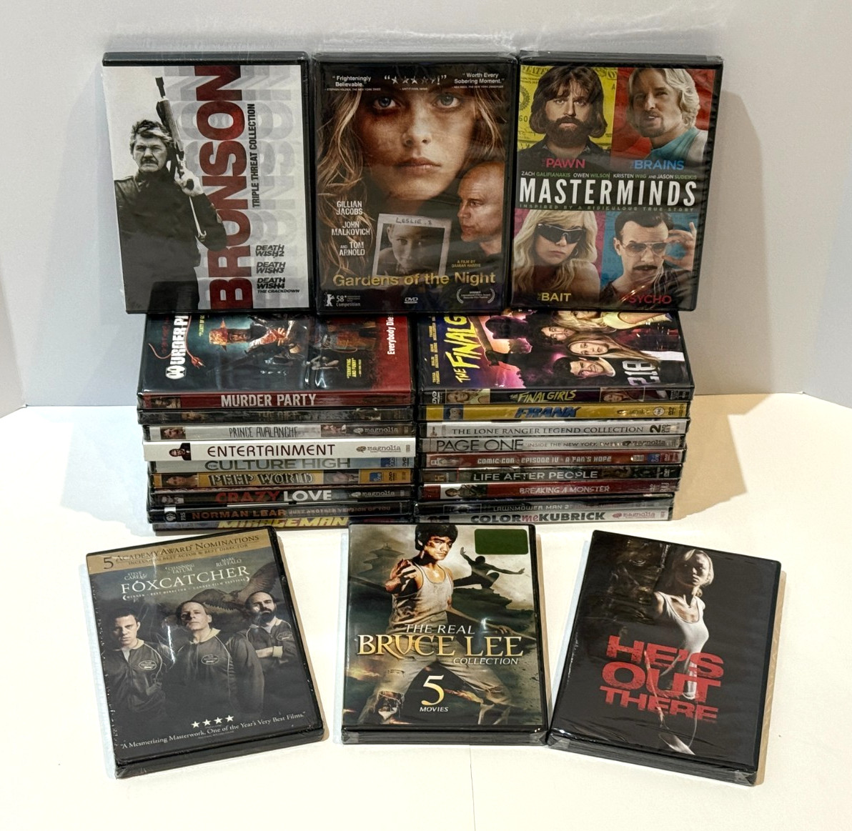 24 DVD Lot SEALED NEW Mixed Drama Comedy Action Horror Documentary TV Thriller