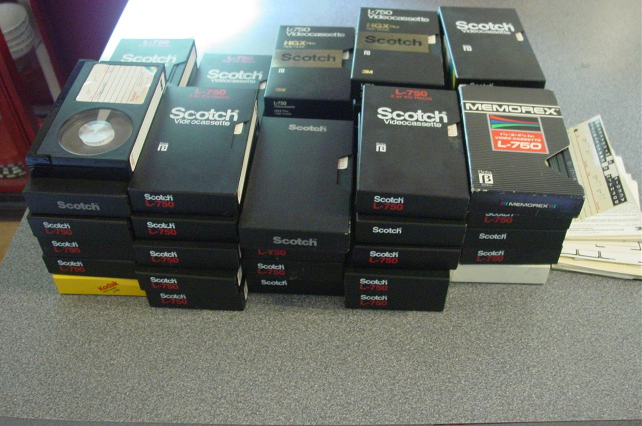 46 Betamax Tapes Scotch L-750 Star Wars Return Jedi CMA Awards Home Movies