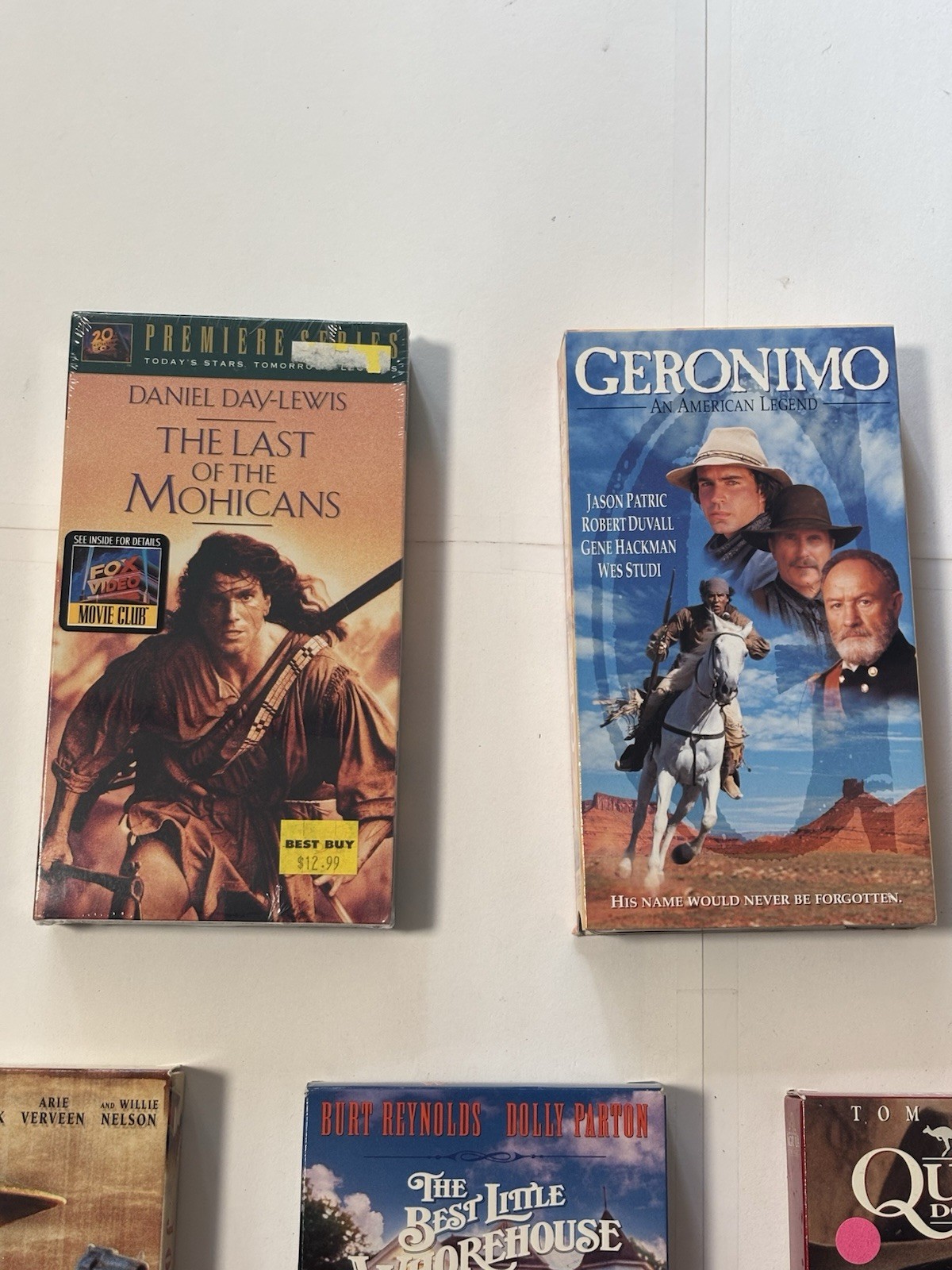 VHS Tapes – Lot of 7; Western/Drama/Comedy/Musical/War; 1980’s-2000’s
