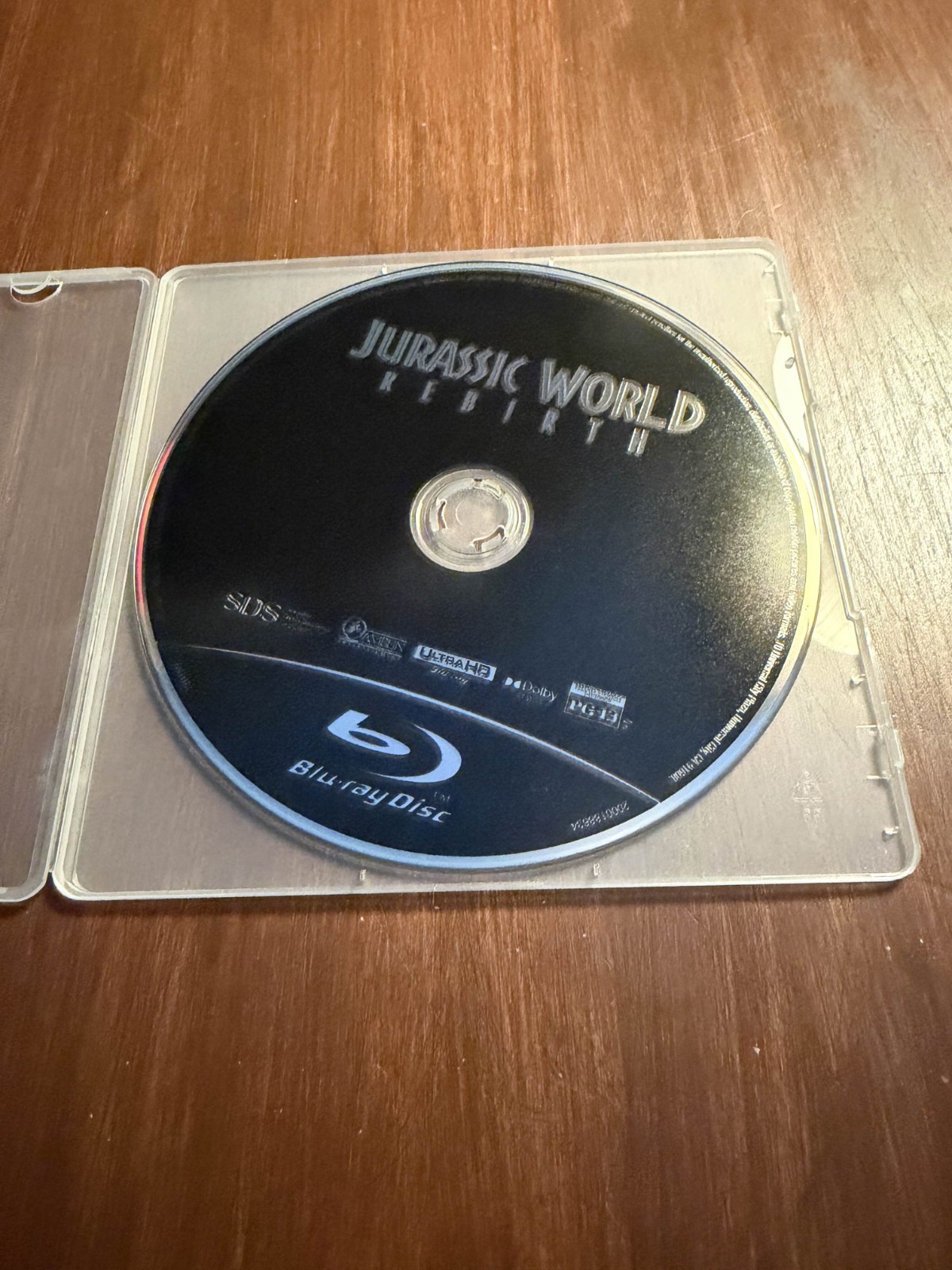 Jurassic World Rebirth (Blu-ray) – Like New- Disc only! w/ blank cd case