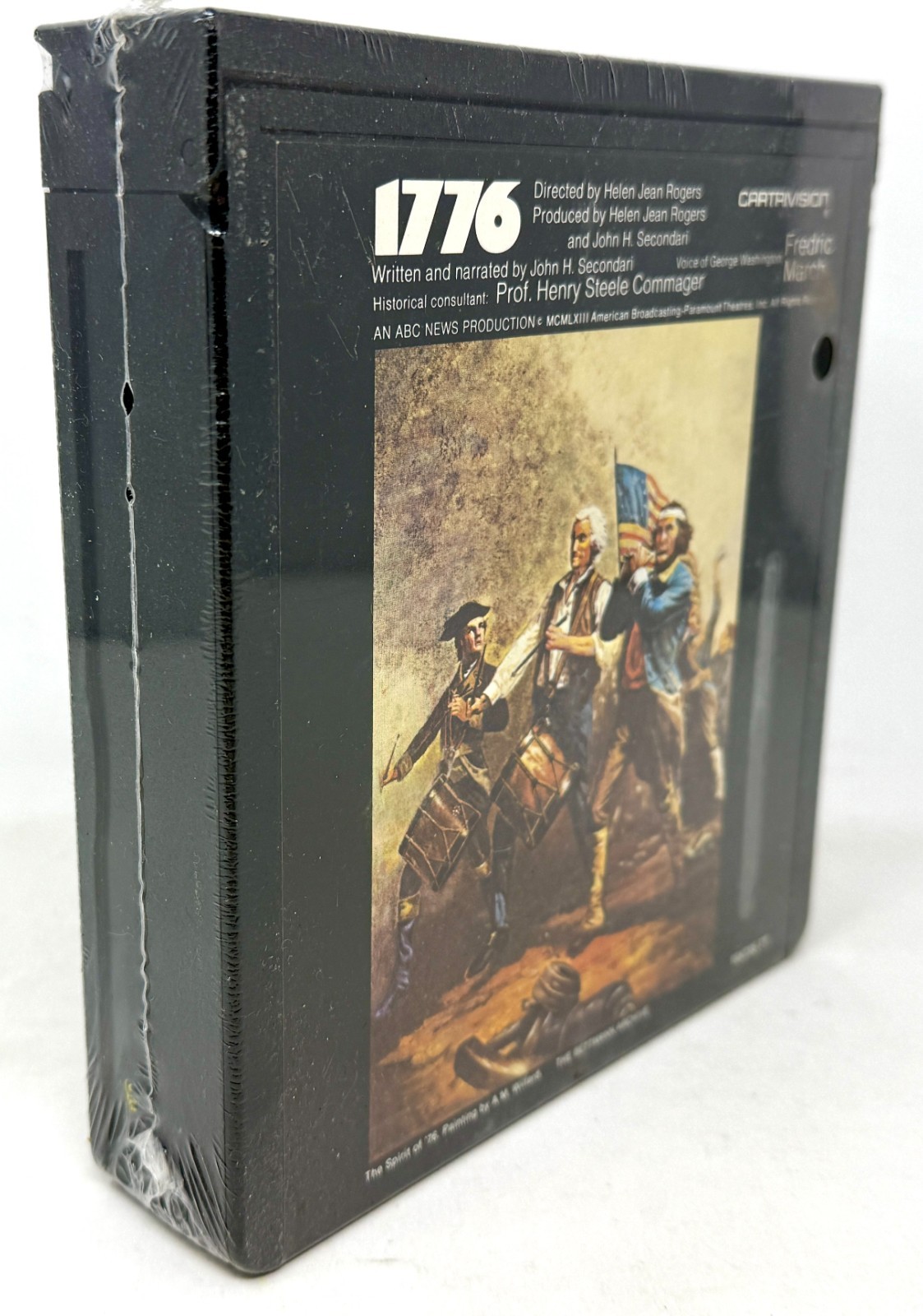 New Cartrivision 1776 George Washington (Fredric March) Movie Video
