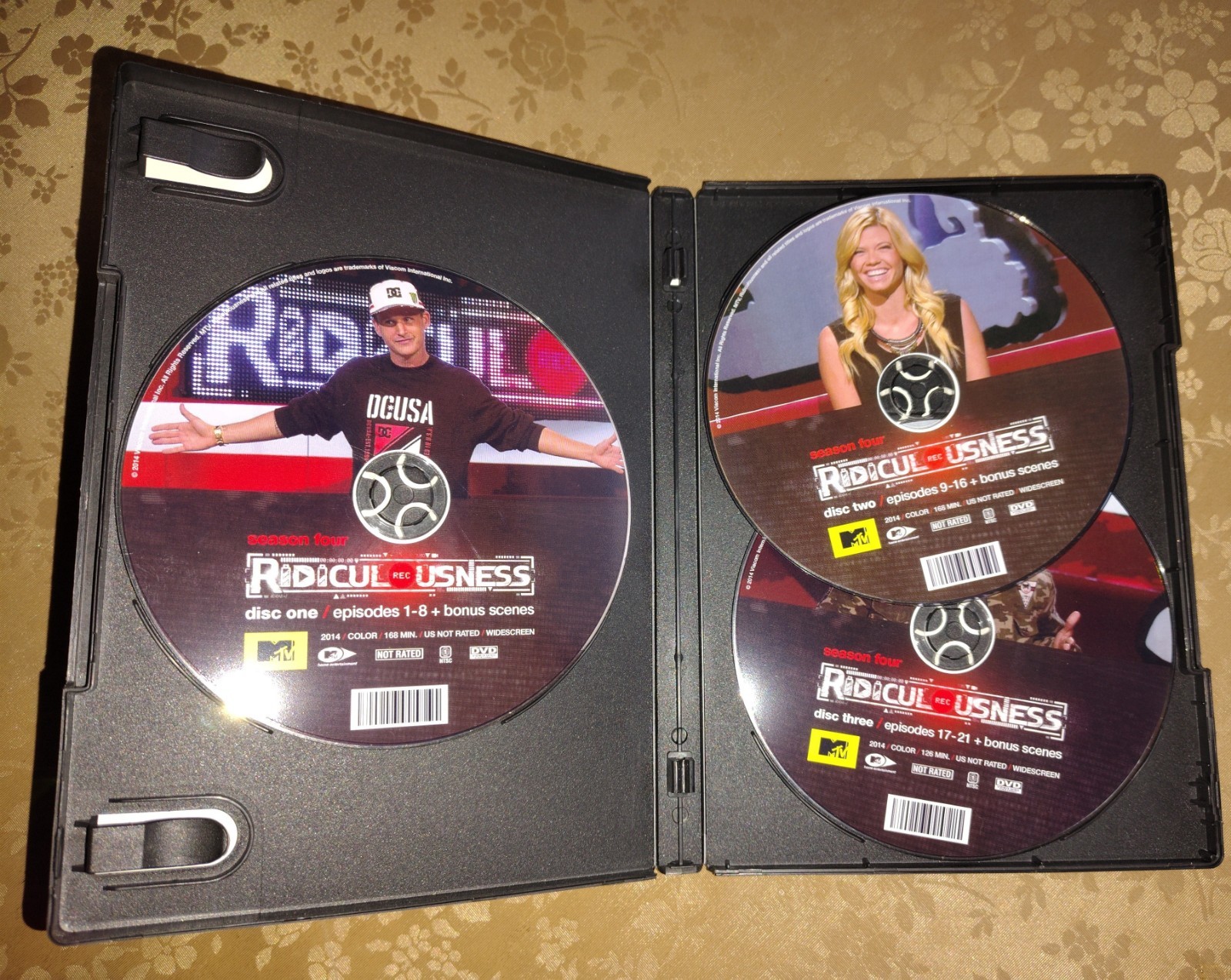 Ridiculousness MTV Season 4 3-Disc DVD Set Rob Dyrdek OOP Rare Out-of-Print