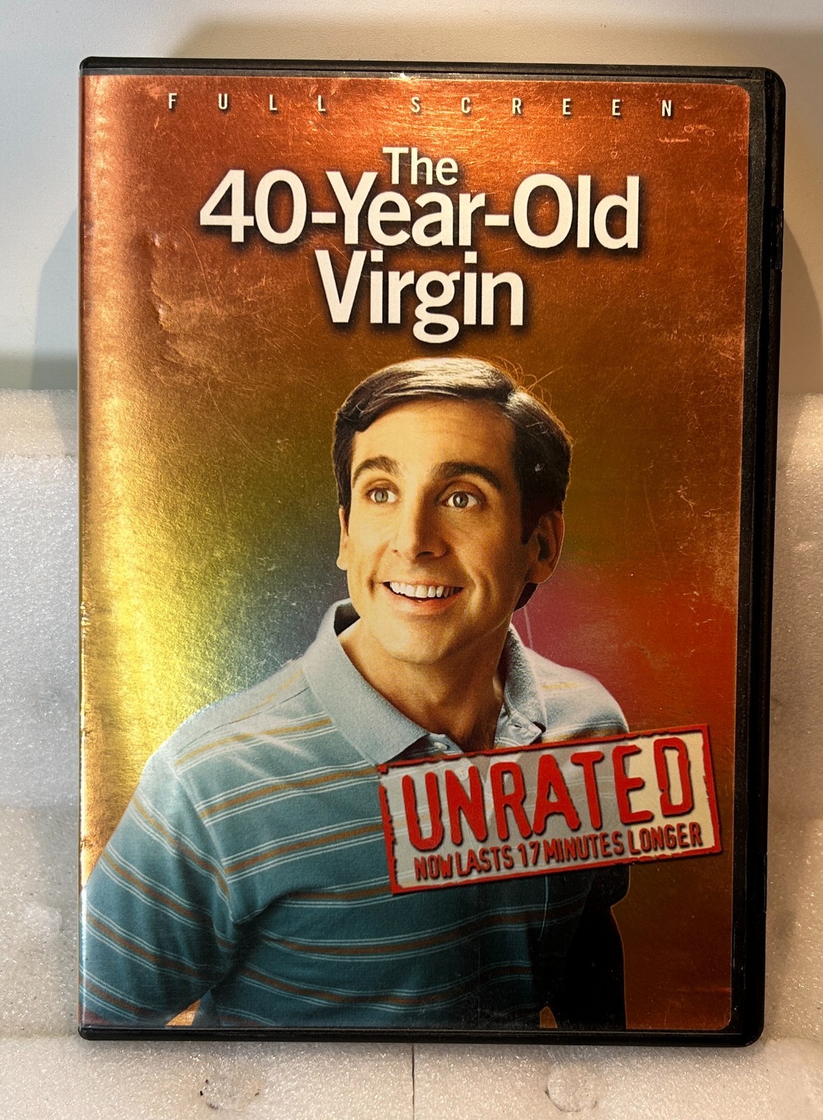 The 40-Year-Old Virgin (DVD, 2006) W/ Case & Insert, Tested
