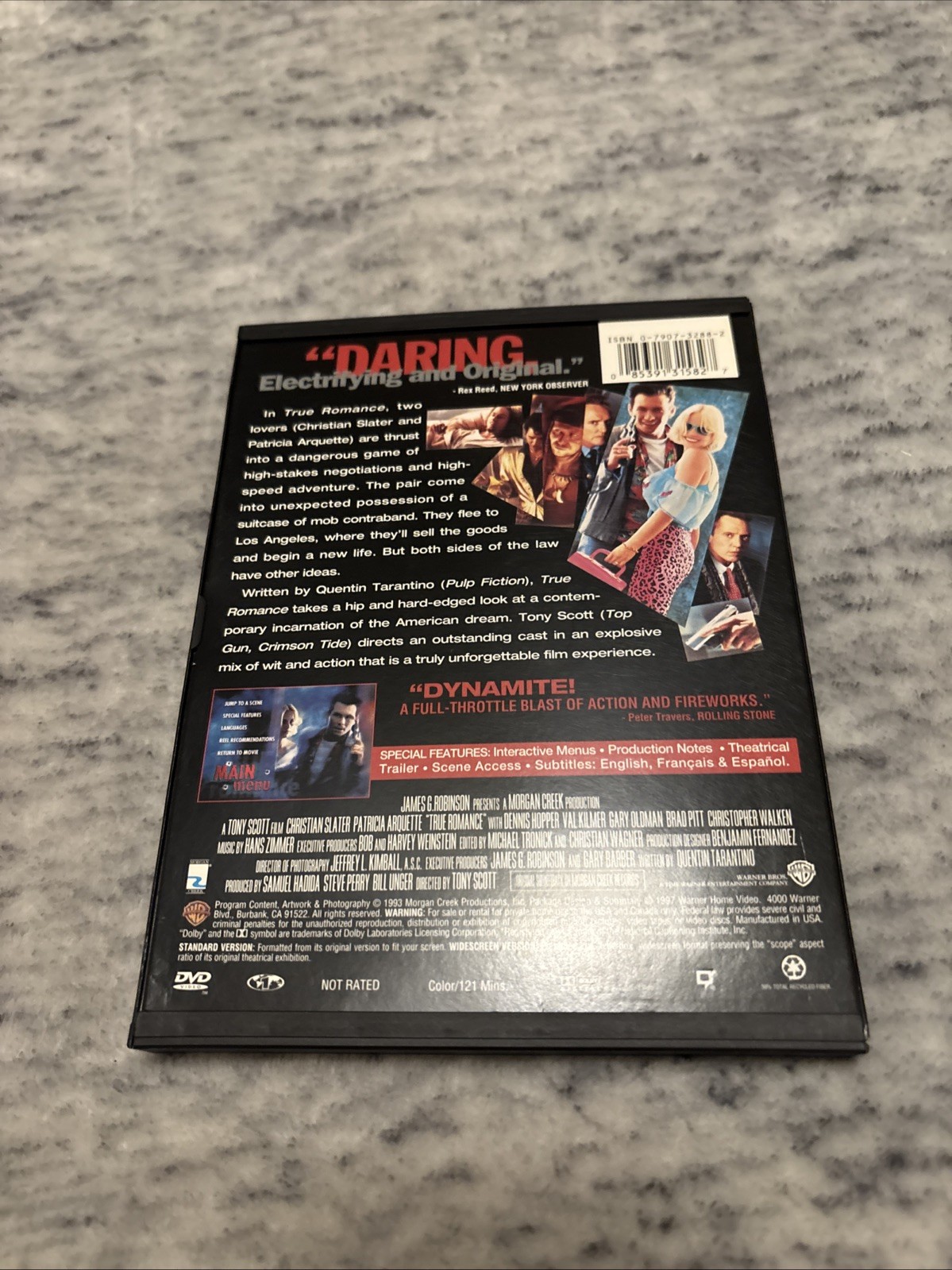 True Romance (DVD, 1993)