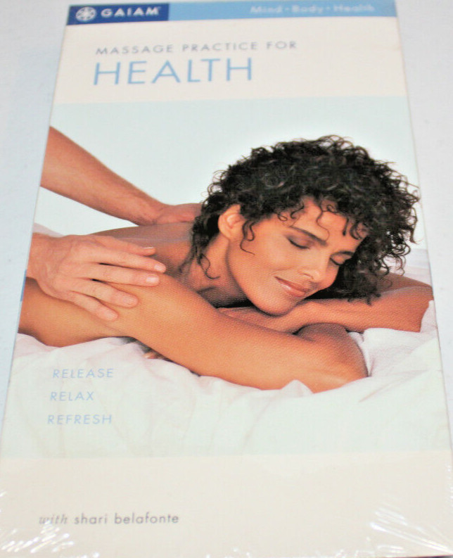 Massage Practice for Health (New Sealed VHS, 1988) Shari Belafonte – We Combine