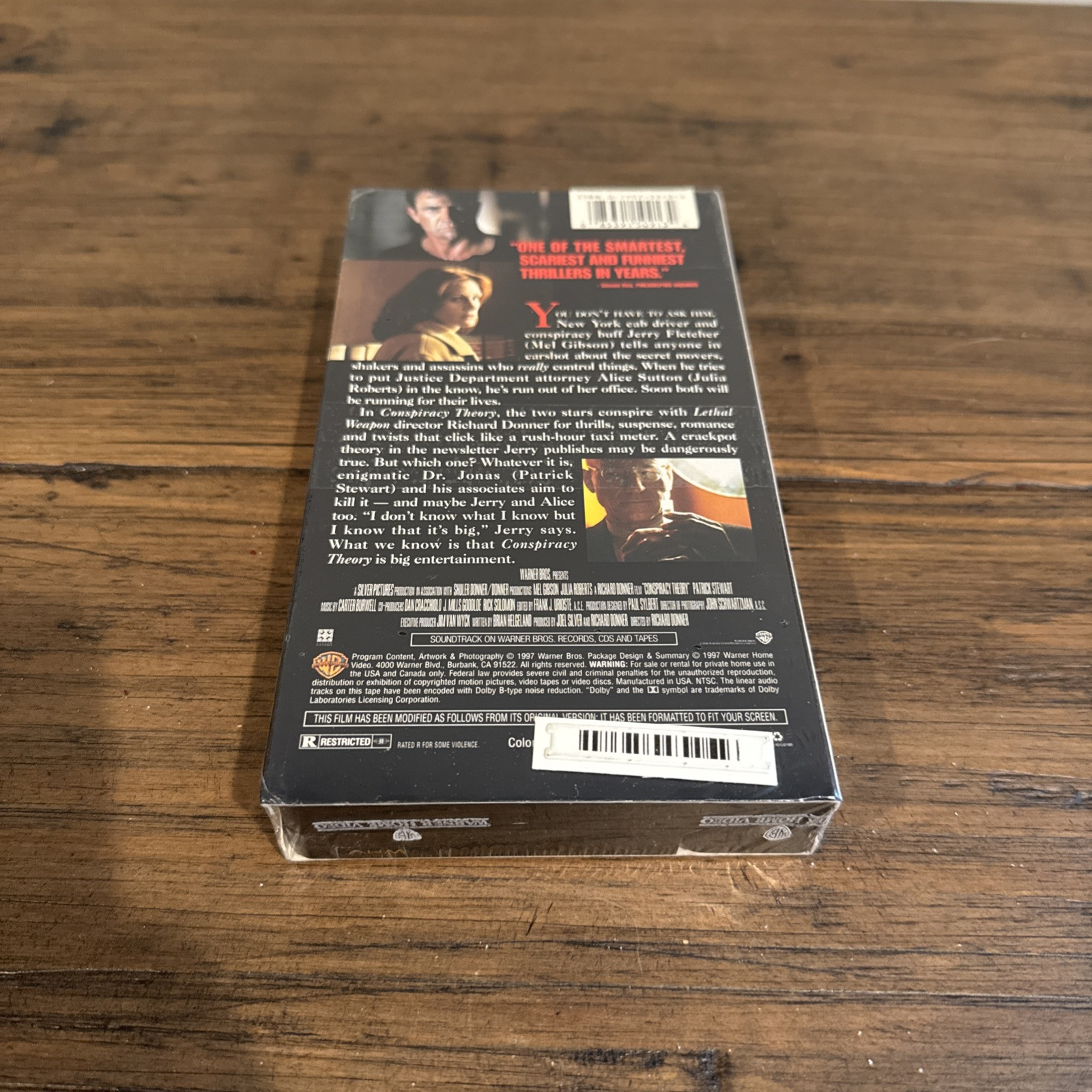 Conspiracy Theory (VHS, 1997) Brand New SEALED MOVIE
