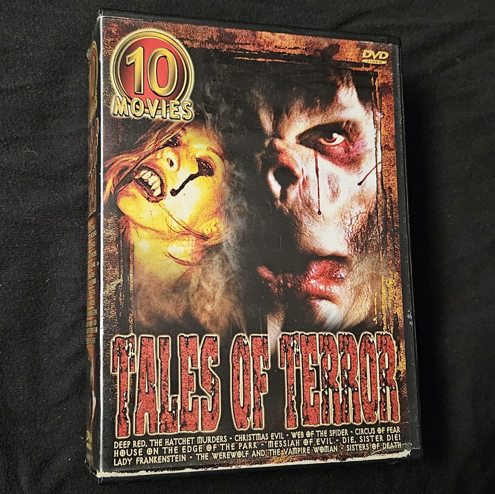 Brentwood BCI Eclipse Tales of Terror 10 Movies DVD Box Set Horror R NTSC