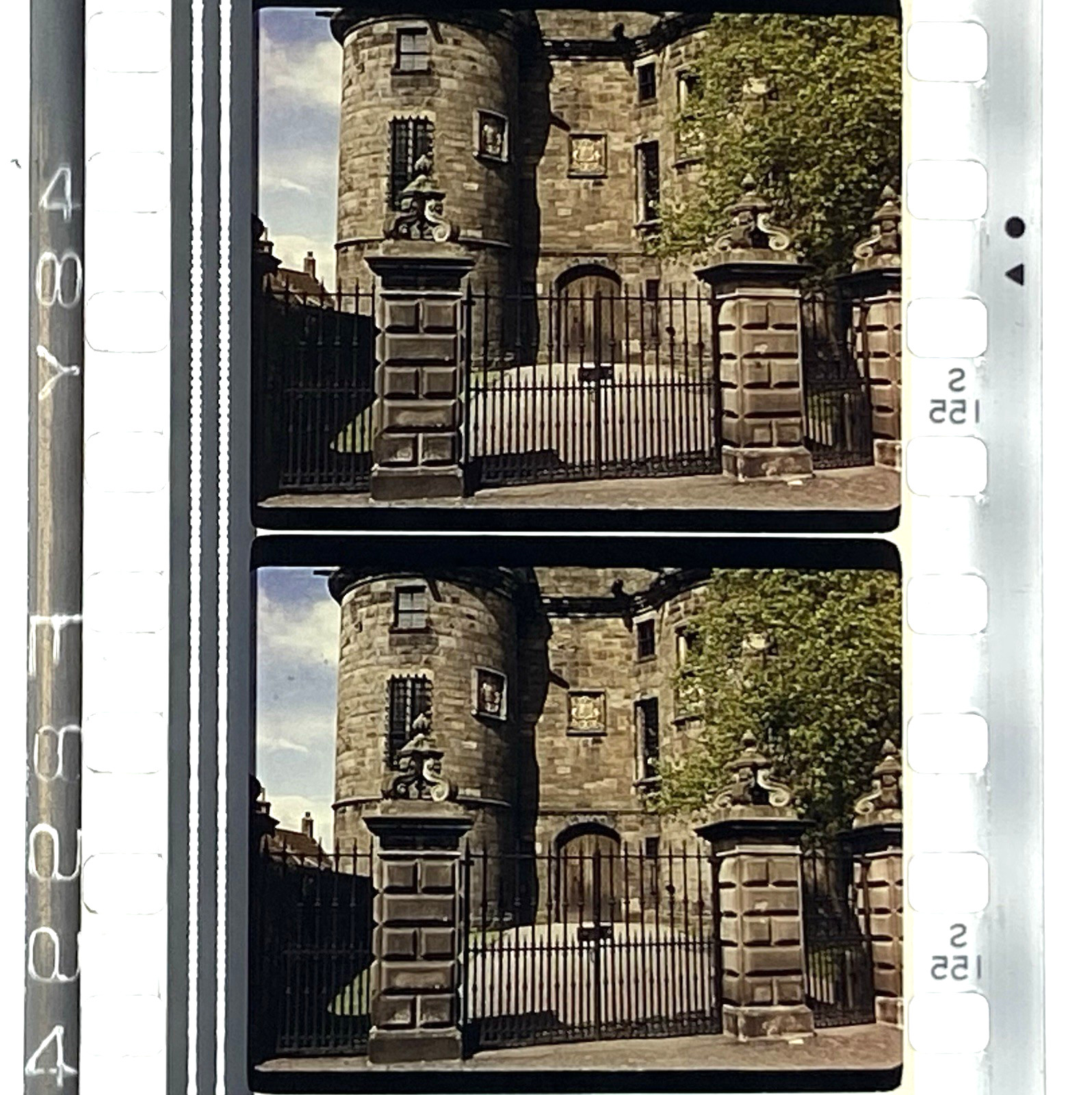 35mm IB Technicolor Film – ROYAL PALACE OF FALKLAND – Rare 1963 UK MOVIE SHORT