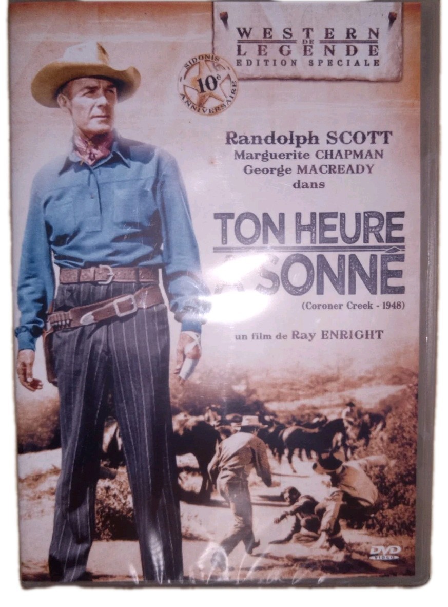 Coroner Creek NEW (2 PAL) Classic DVD Ray Enright Randolph Scott