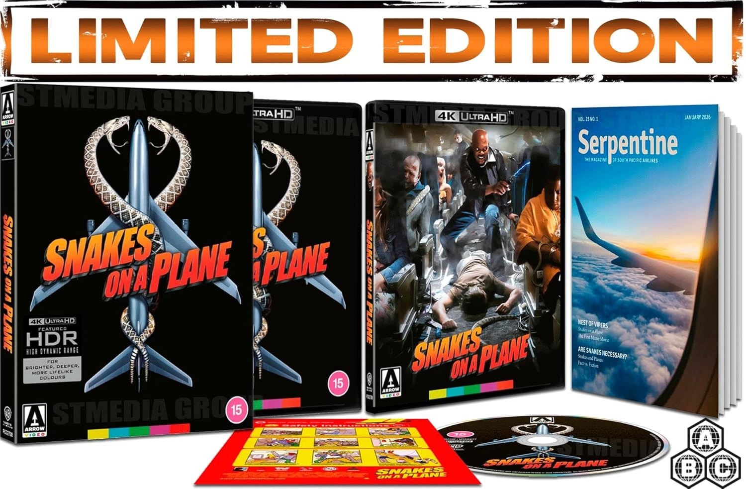Snakes on a Plane 4K Ultra HD + Blu-ray [Region Free] Limited Edition
