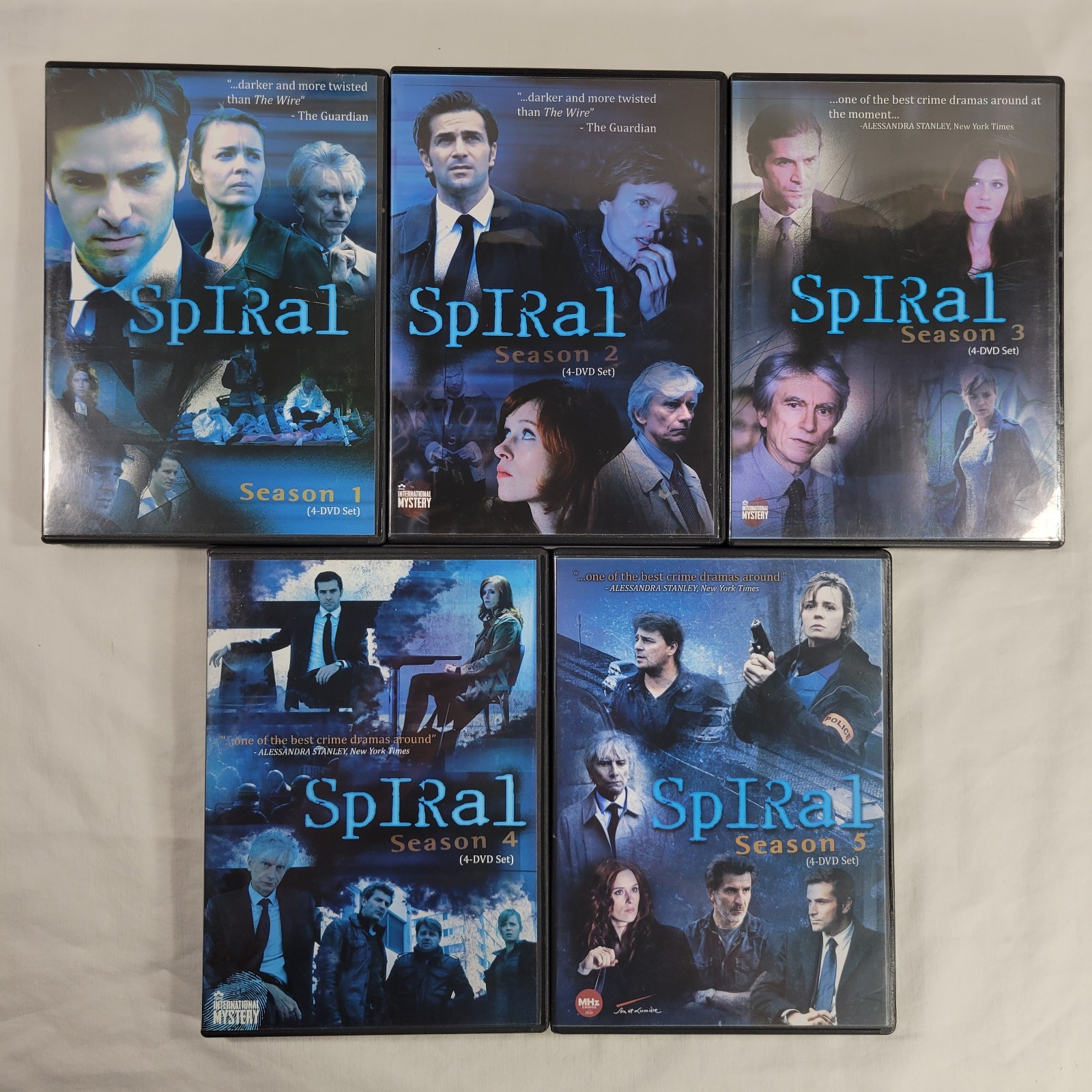 Spiral Seasons 1-5 DVD Lot Season 1 2 3 4 & 5 First Second Third Fourth Fifth