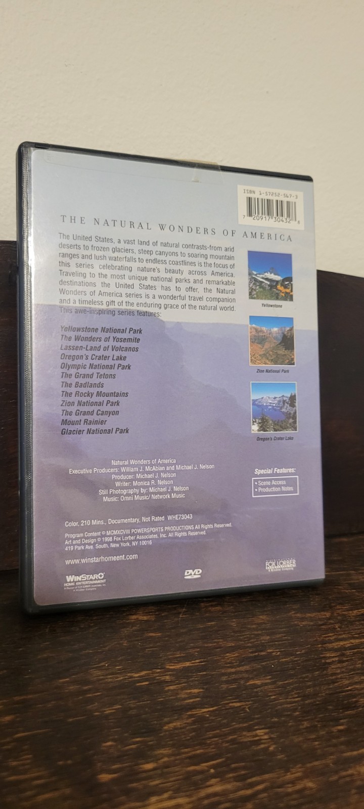 WinStar The Natural Wonders of America DVD Documentary NR 210 min