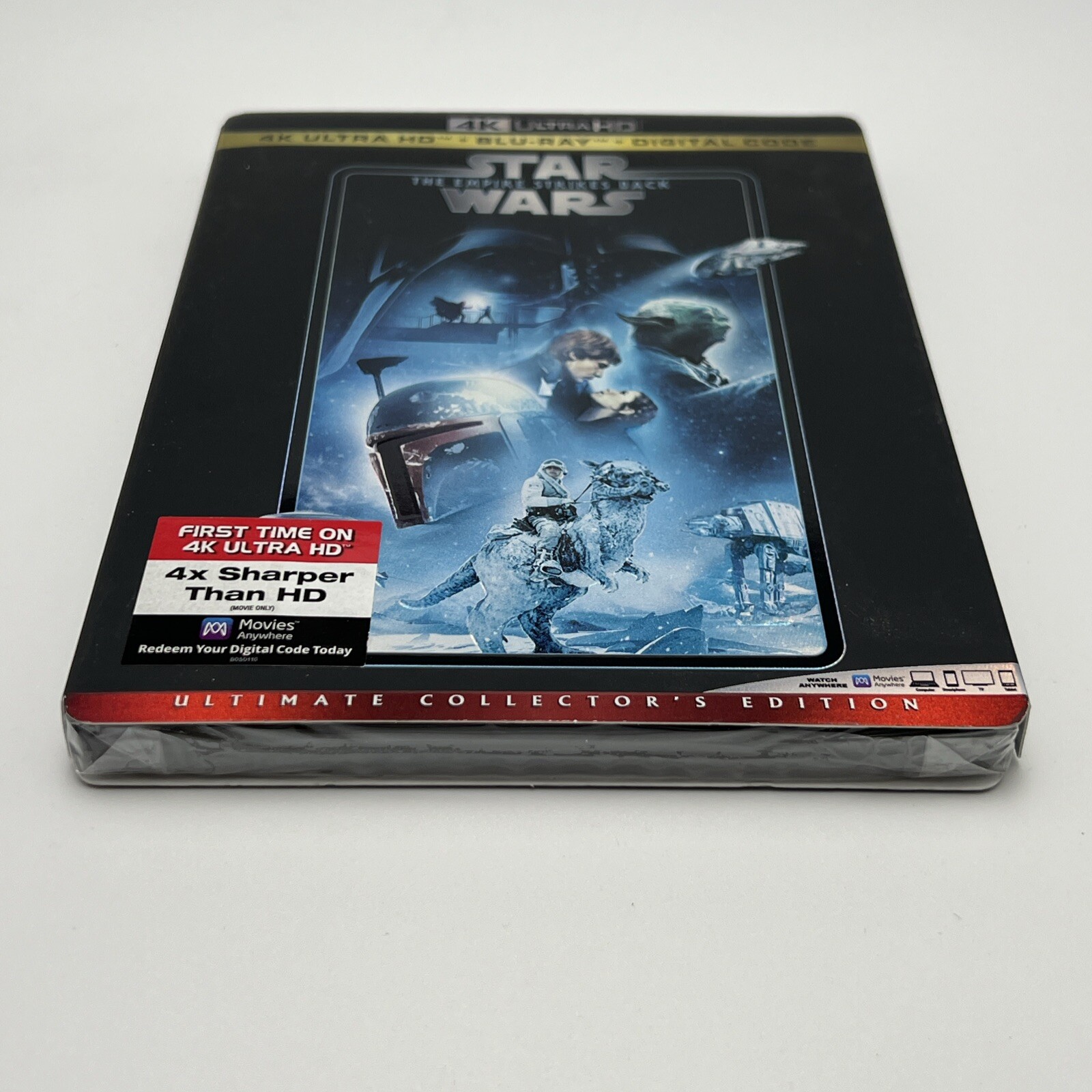 Star Wars Empire Strikes Back (1980) 4K Ultra HD Blu-ray w/RARE SLIPCOVER A++