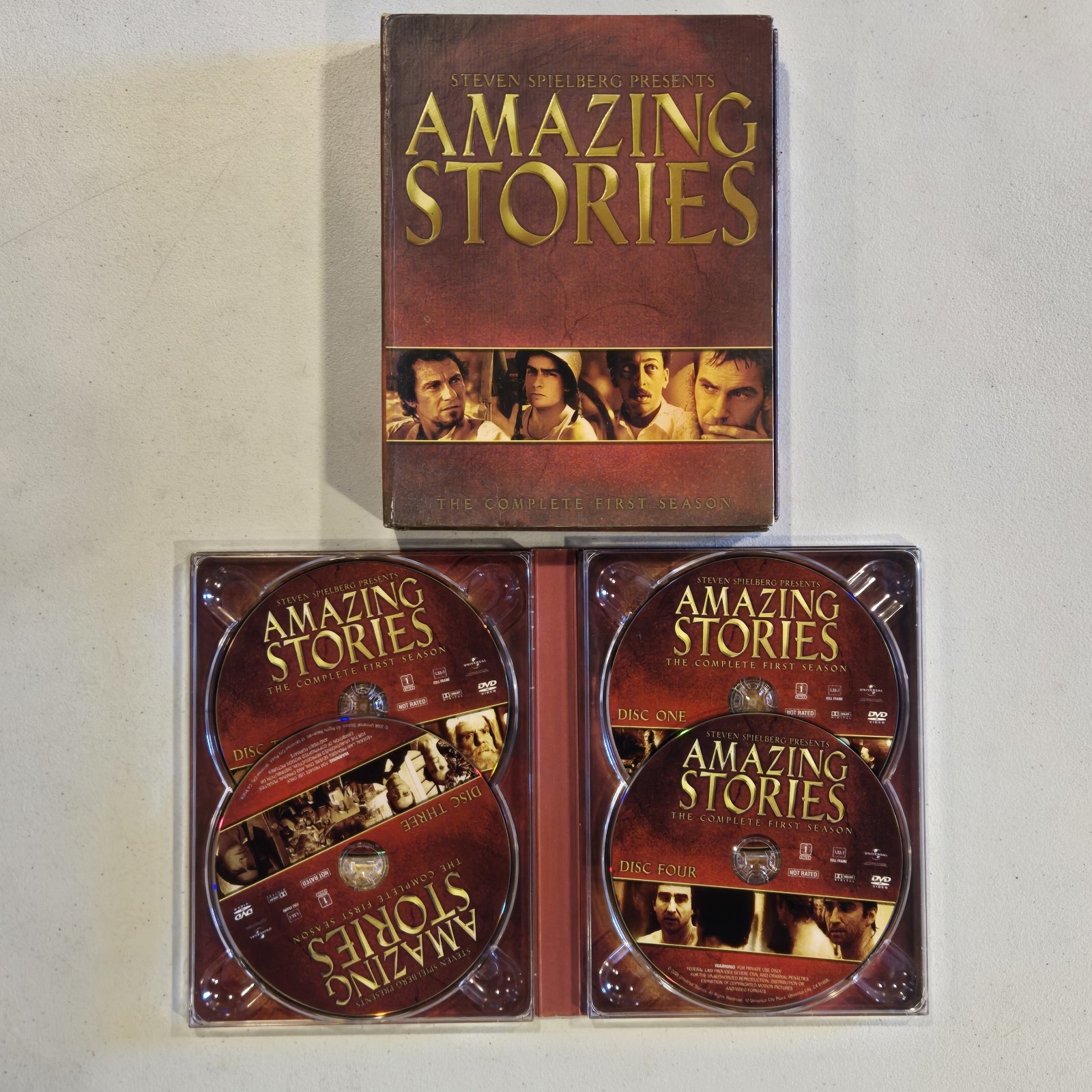 Amazing Stories – Season 1 DVD 1985 4-DISC SET TV SERIES ANTHOLOGY RARE OOP NR