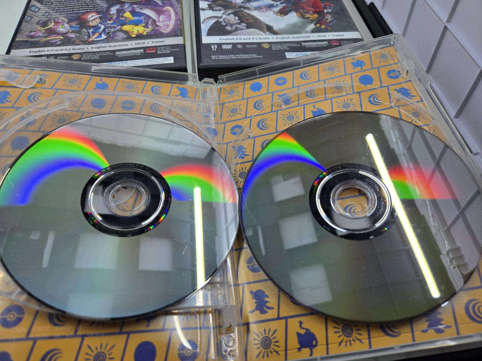 (7) Pokemon DVD Lot – Sun & Moon, Volcanion, Clash Of Ages, Heros, 4 Ever + More