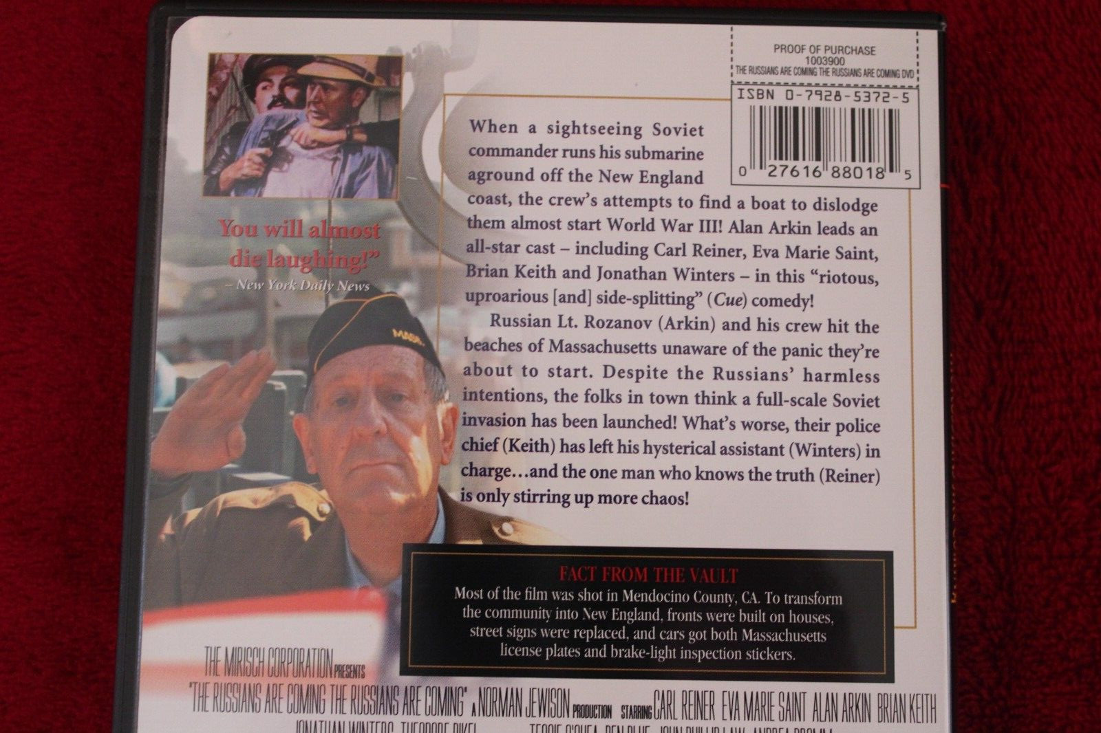 The Russians are Coming, The Russians are Coming DVD Movie Like New! MGM
