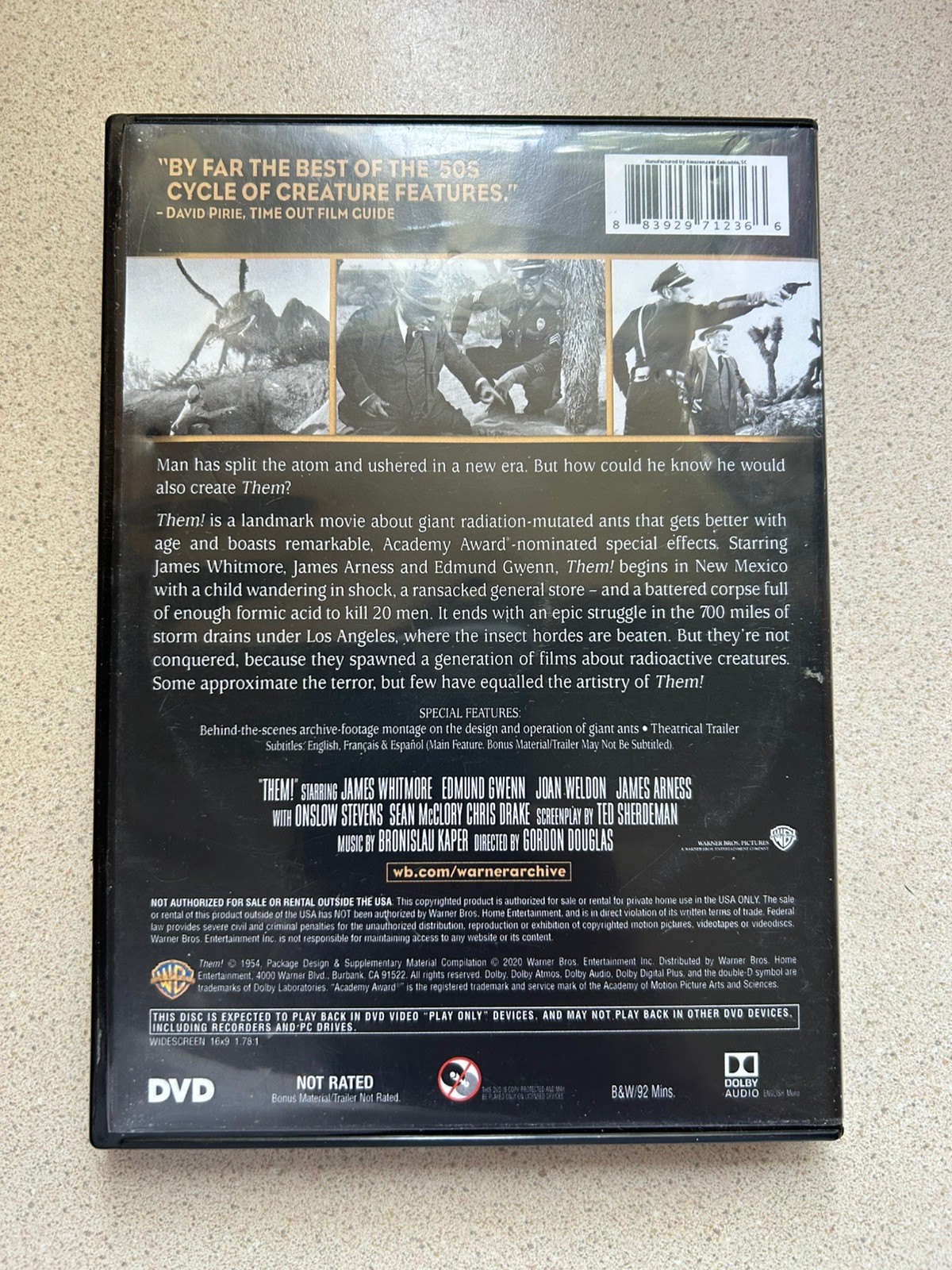 THEM DVD 1954 Warner Archive Collection