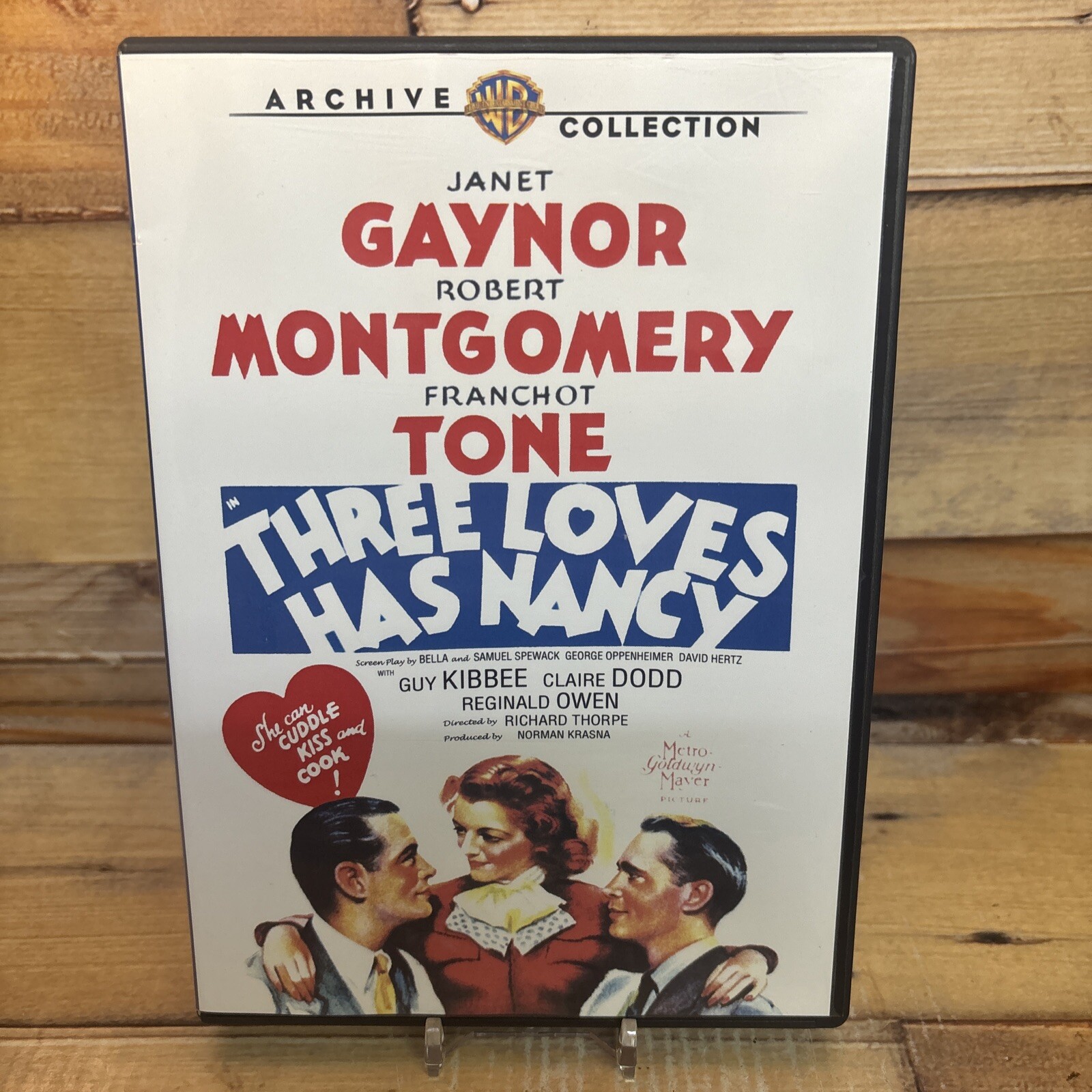 In Three Loves Has Nancy DVD (Used) Janet Gaynor B&W Warner Archives