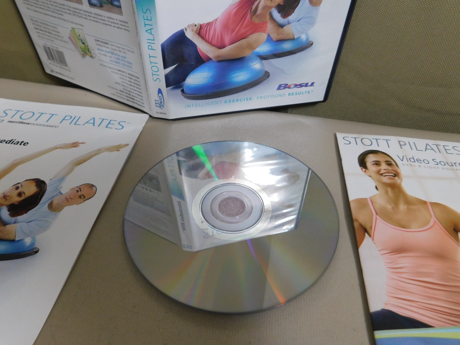STOTT PILATES: Intermediate BOSU* for Athletic Enhancement VGC Disc Clean