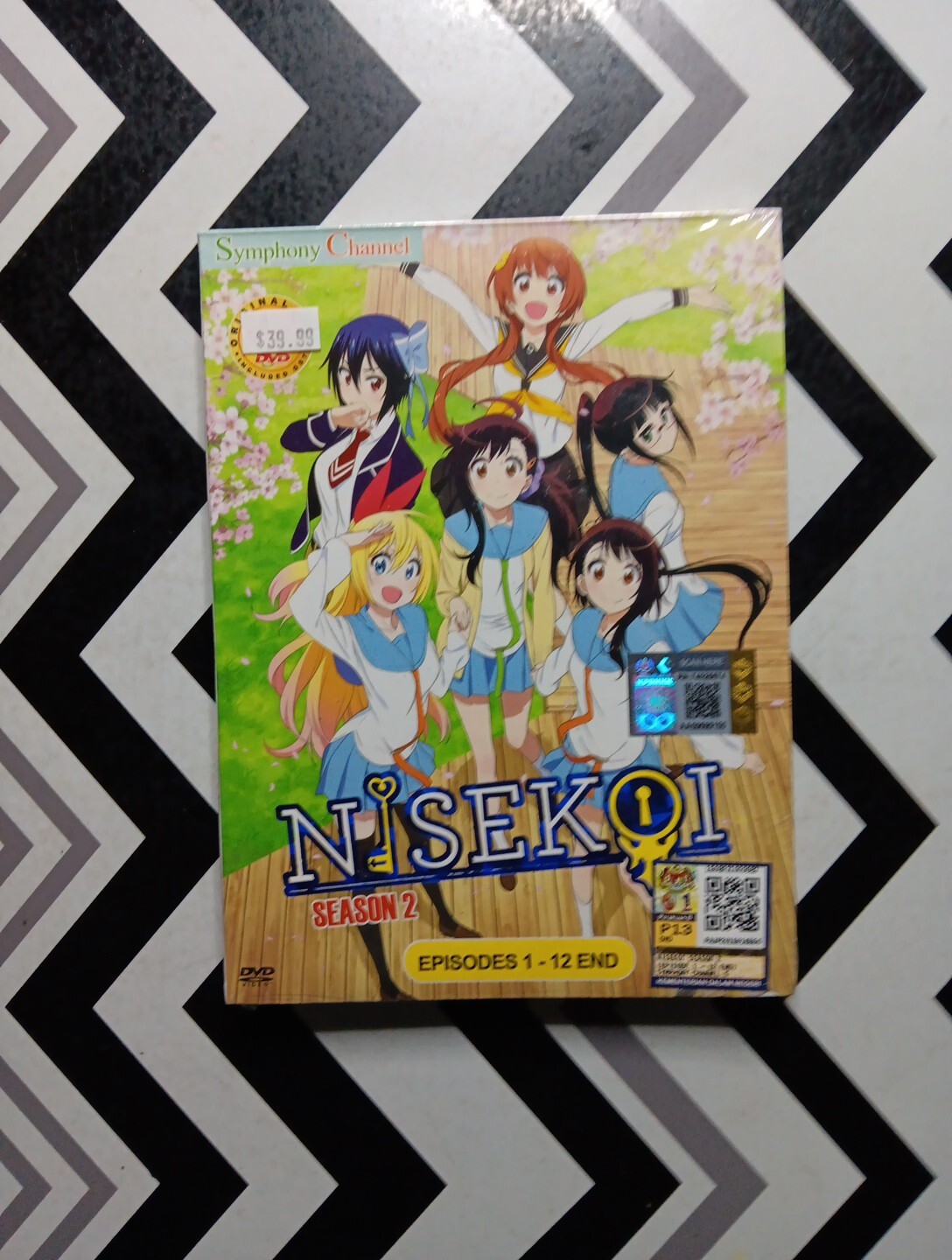 DVD NISEKOI Season 2 TV 1-12 End (False Love) JAPANESE W/ ENGLISH SUBTITLES