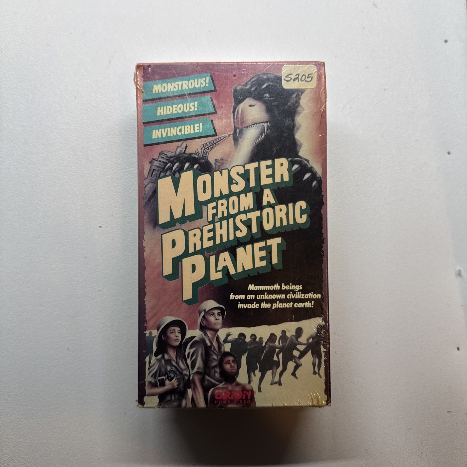 Monster From A Prehistoric Planet VHS Video Tape 1972 Japanese Sci-fi Movie