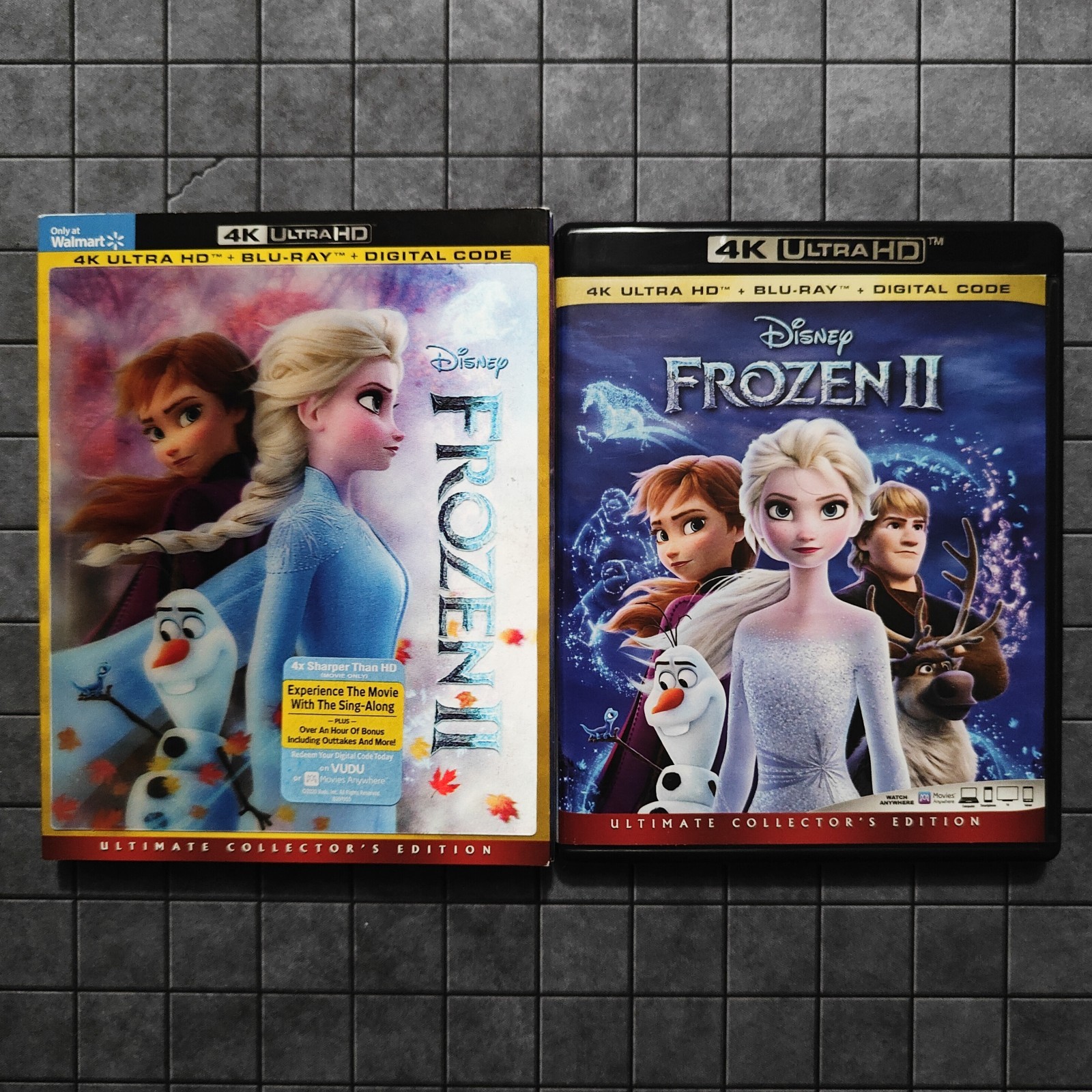 Frozen II Ultimate Coll. Ed Walmart Lenticular Slipcover (4K Ultra HD, Blu-ray)