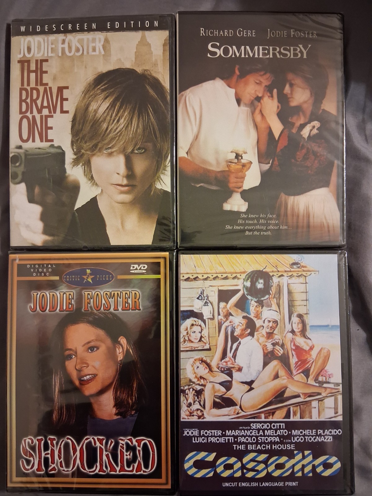 Somersby and 3 Other Jodie Foster Films – Brand New DVDs Beach House