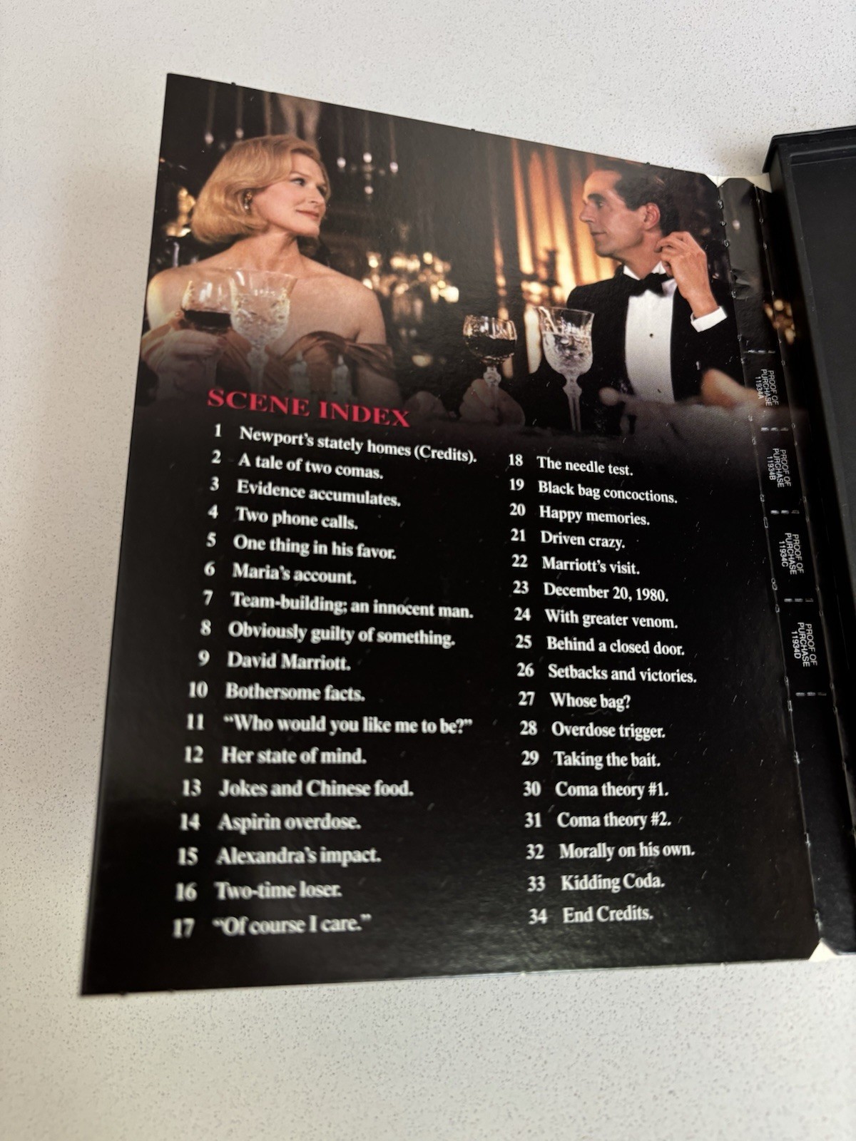 Reversal Of Fortune DVD 1990 Warner Bros Glen Close Jeremy Irons