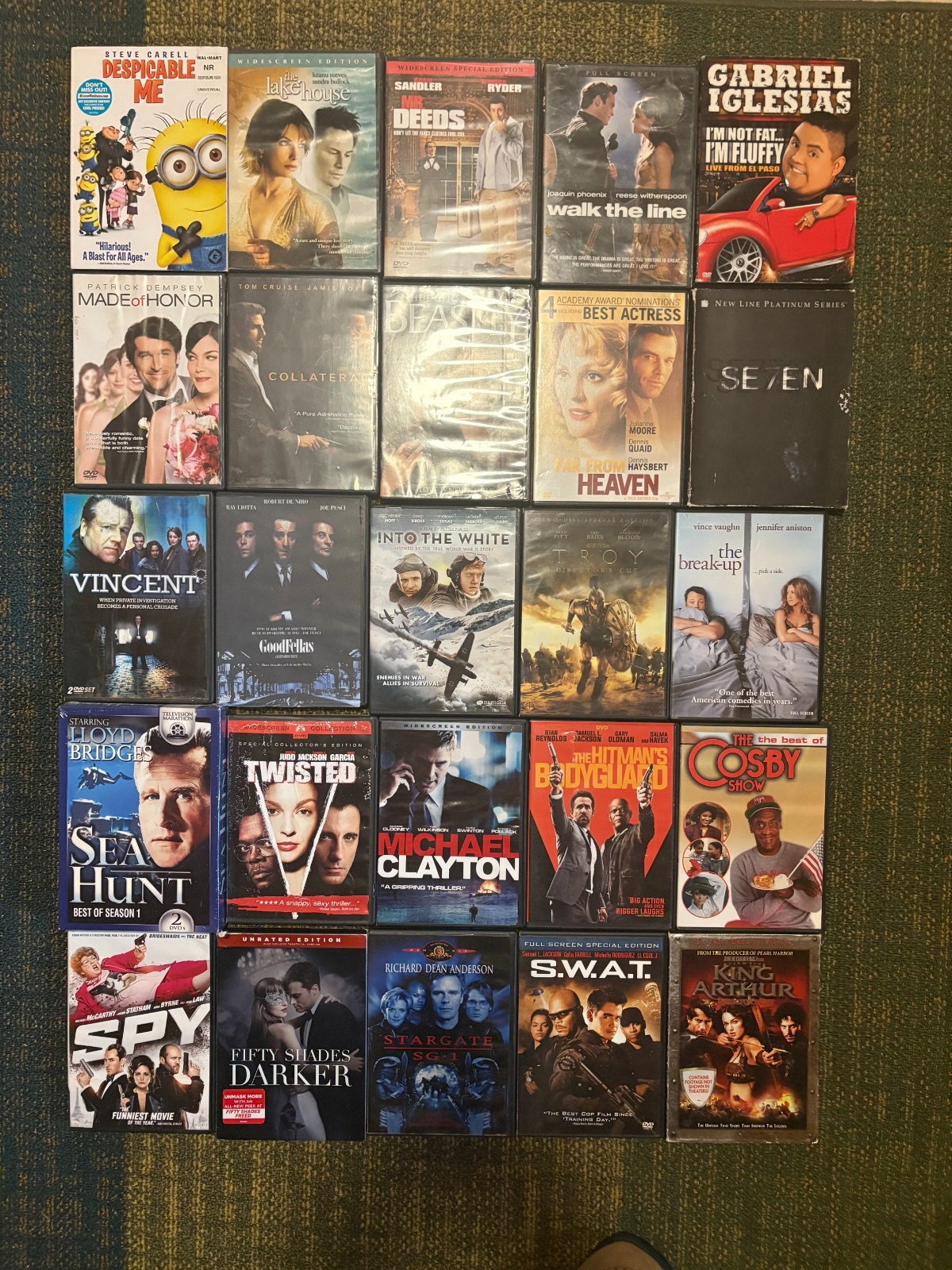 Sale!-Used-Lot-130 Film Favorites ( 25 DVD Movie Mixed Set )