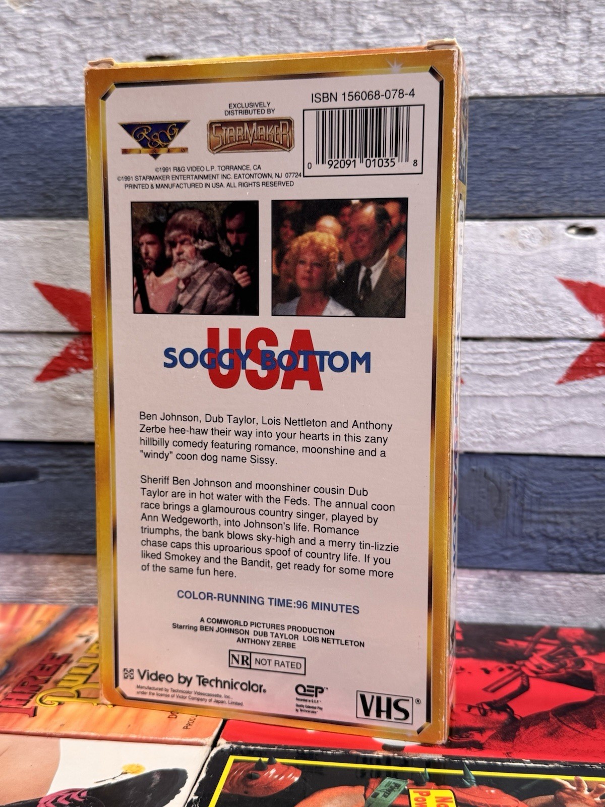 Soggy Bottom USA Moonshine and Merriment VHS 1991 Ben Johnson, Anthony Zerbe