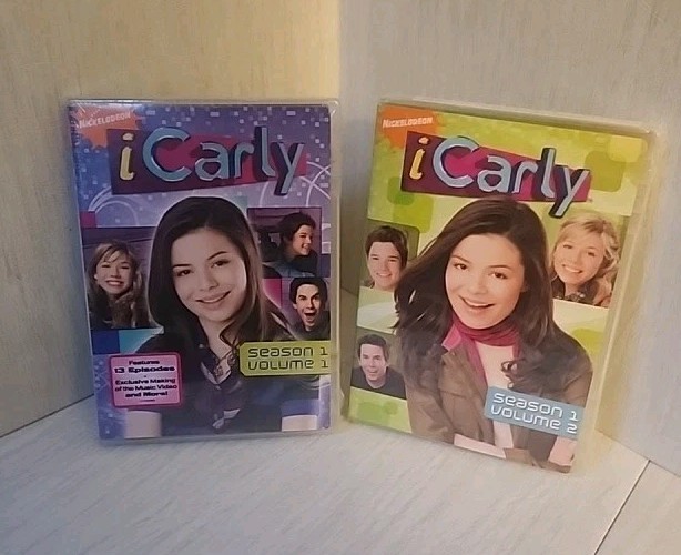New Sealed ICarly Season 1 Vol 1 And Vol 2 DVDs Fast Shipping