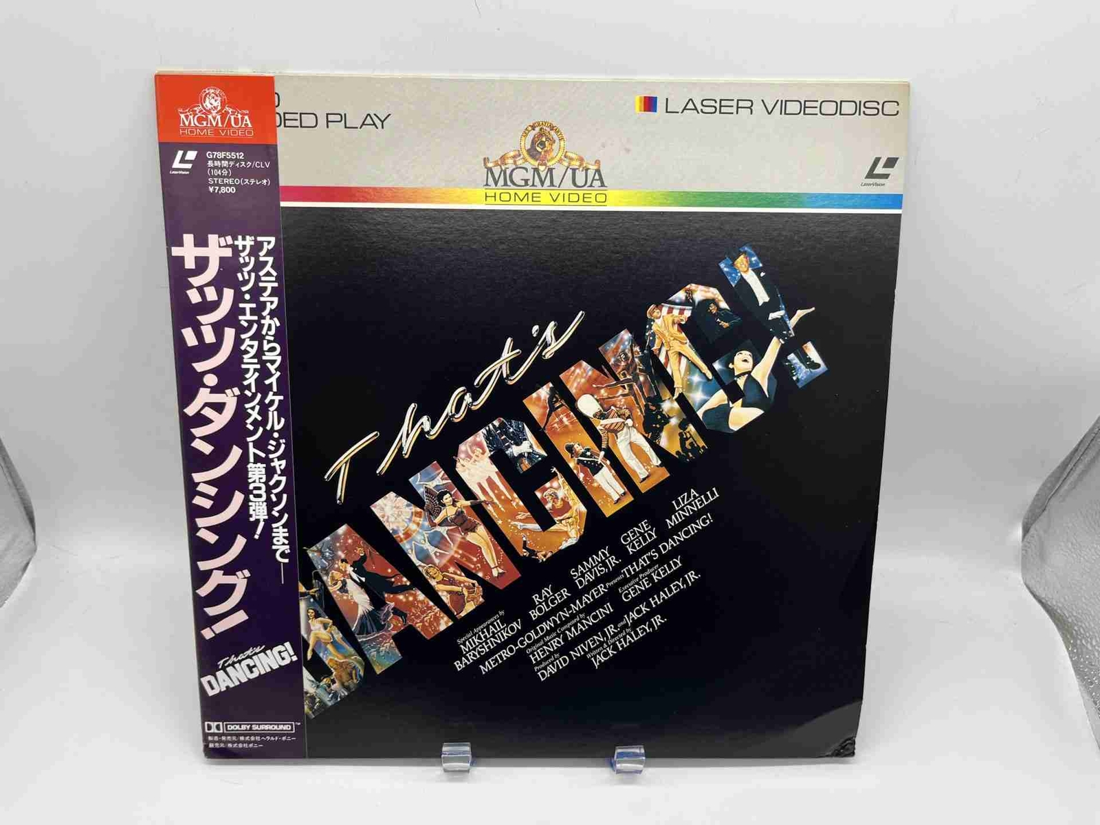 “That’s Dancing” Japanese G78F5512 Laserdisc LD – with Obi