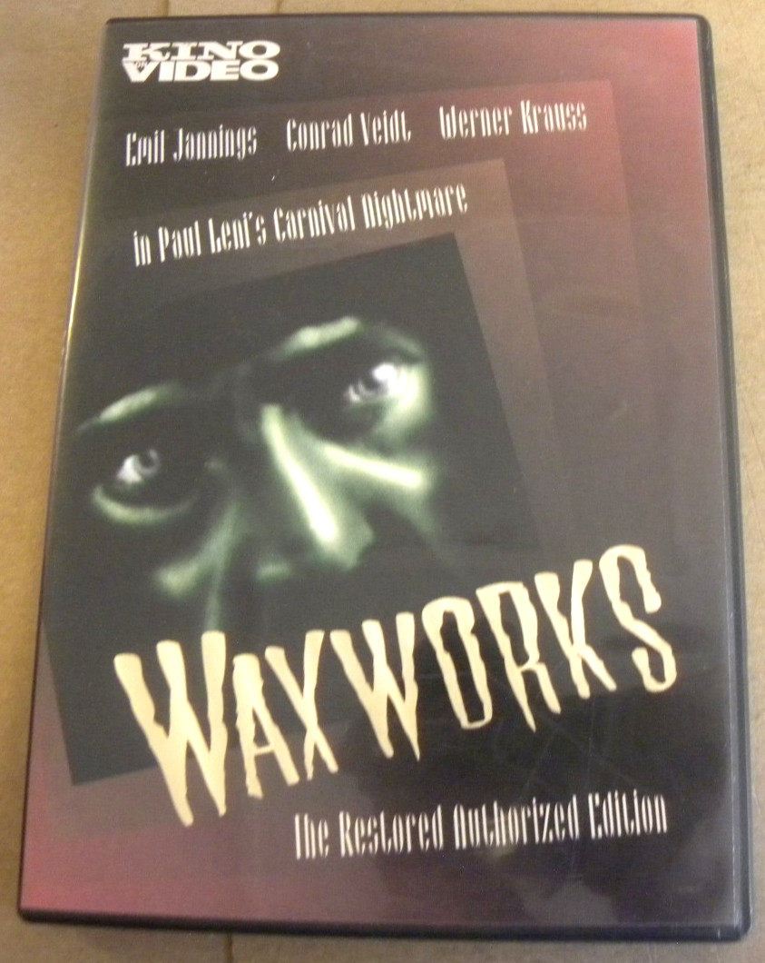 Kino 2002 Emil Jannings Conrad Veidt WAXWORKS DVD 1924 Horror Classic NM qq
