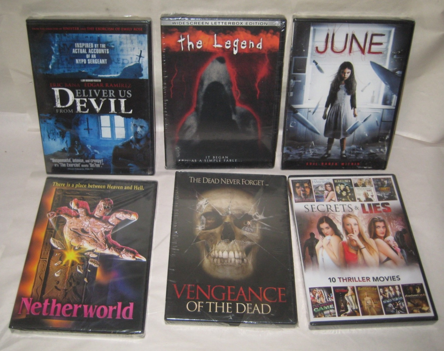 Lot of 29 Cult Classic Horror, Thriller Movie DVD’s – BRAND NEW FACTORY SEALED