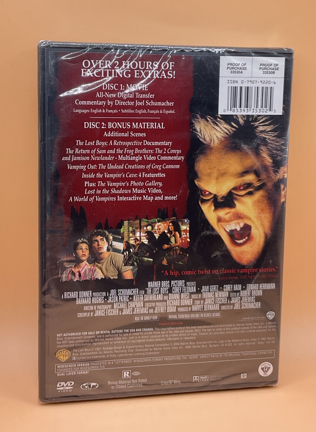 The Lost Boys DVD 1987, 2004 **SEALED NEW** **Buy 2 Get 1 Free**