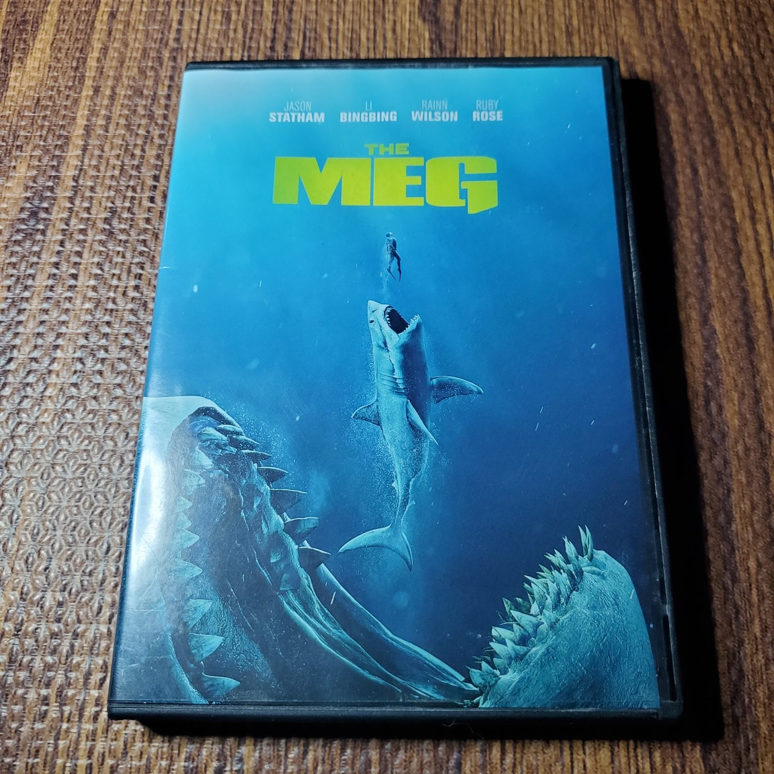 The Meg DVD 2018 Jason Statham Action Thriller Special Features