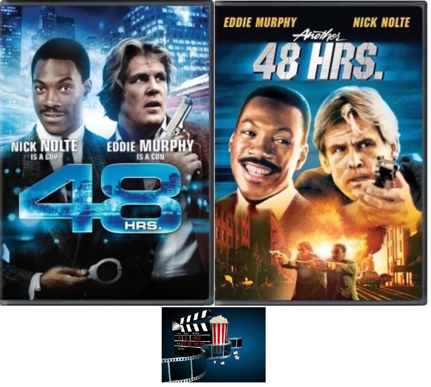 Eddie Murphy Action Double Feature 48 Hours & Another 48 Hours 2 DVD Set New