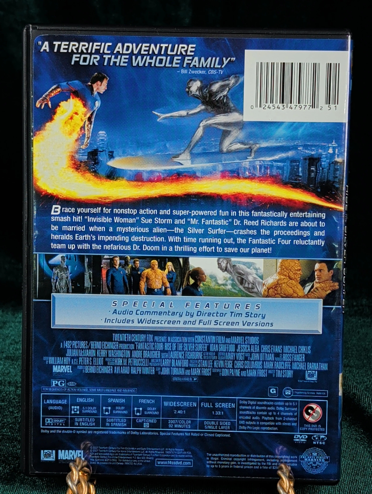 Fantastic Four: Rise of the Silver Surfer DVD Very Good Ioan Gruffudd