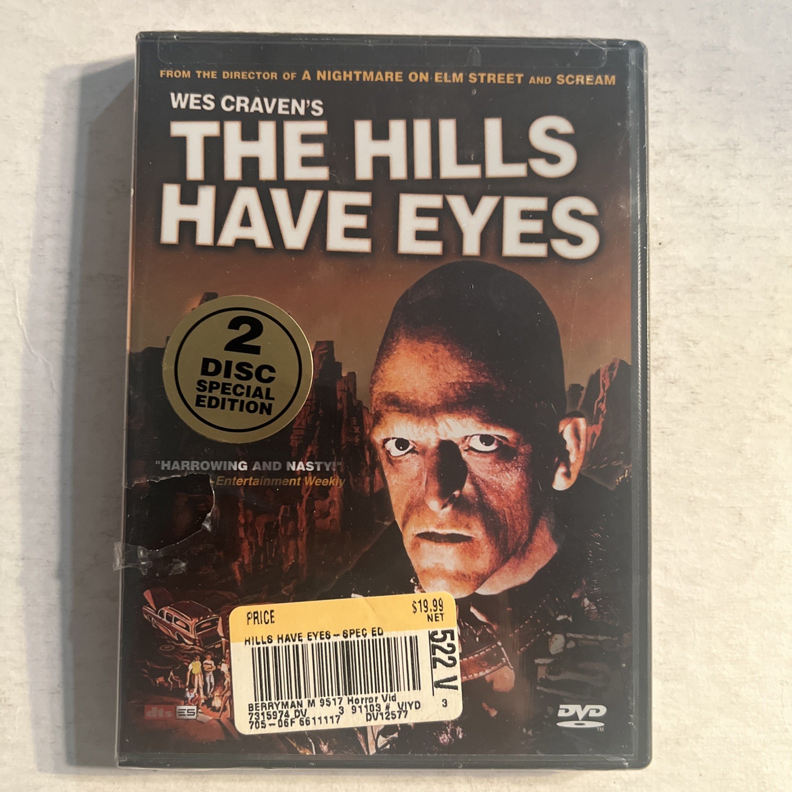 The Hills Have Eyes (Anchor Bay DVD, 2003, 2-Disc Set) Wes Craven – 1977 Horror