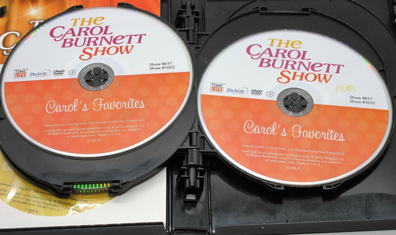 THE CAROL BURNETT SHOW CAROL’S FAVORITES DVD Comedy Variety TV Show Spoof Parody