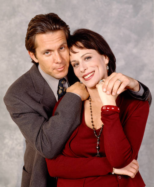 Gary Cole Jane Kaczmarek in The Miles Family 1998 Old Tv Photo