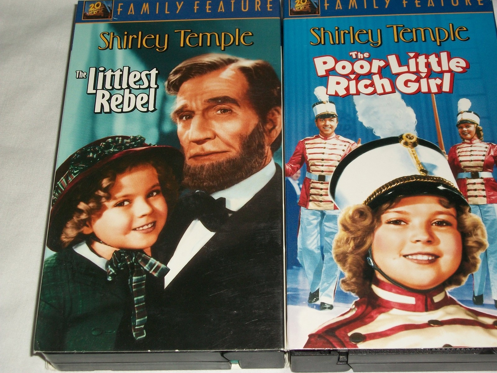 Shirley Temple VHS 13 Movies Lot Blue Bird Curly Top Dimples Bright Eyes Rebel