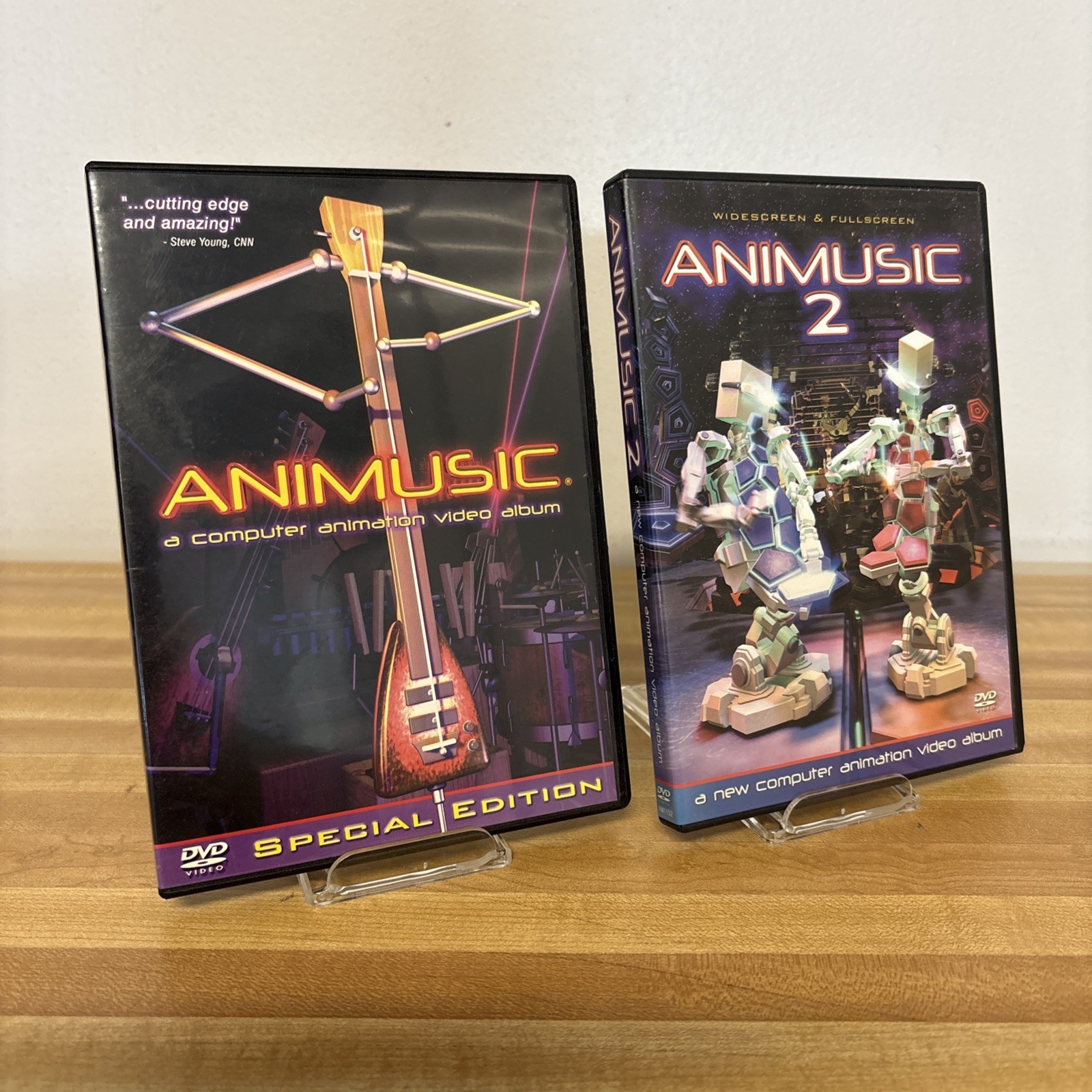 Animusic 1 & 2: Computer Animation Video Album – Very Good Condition Rare