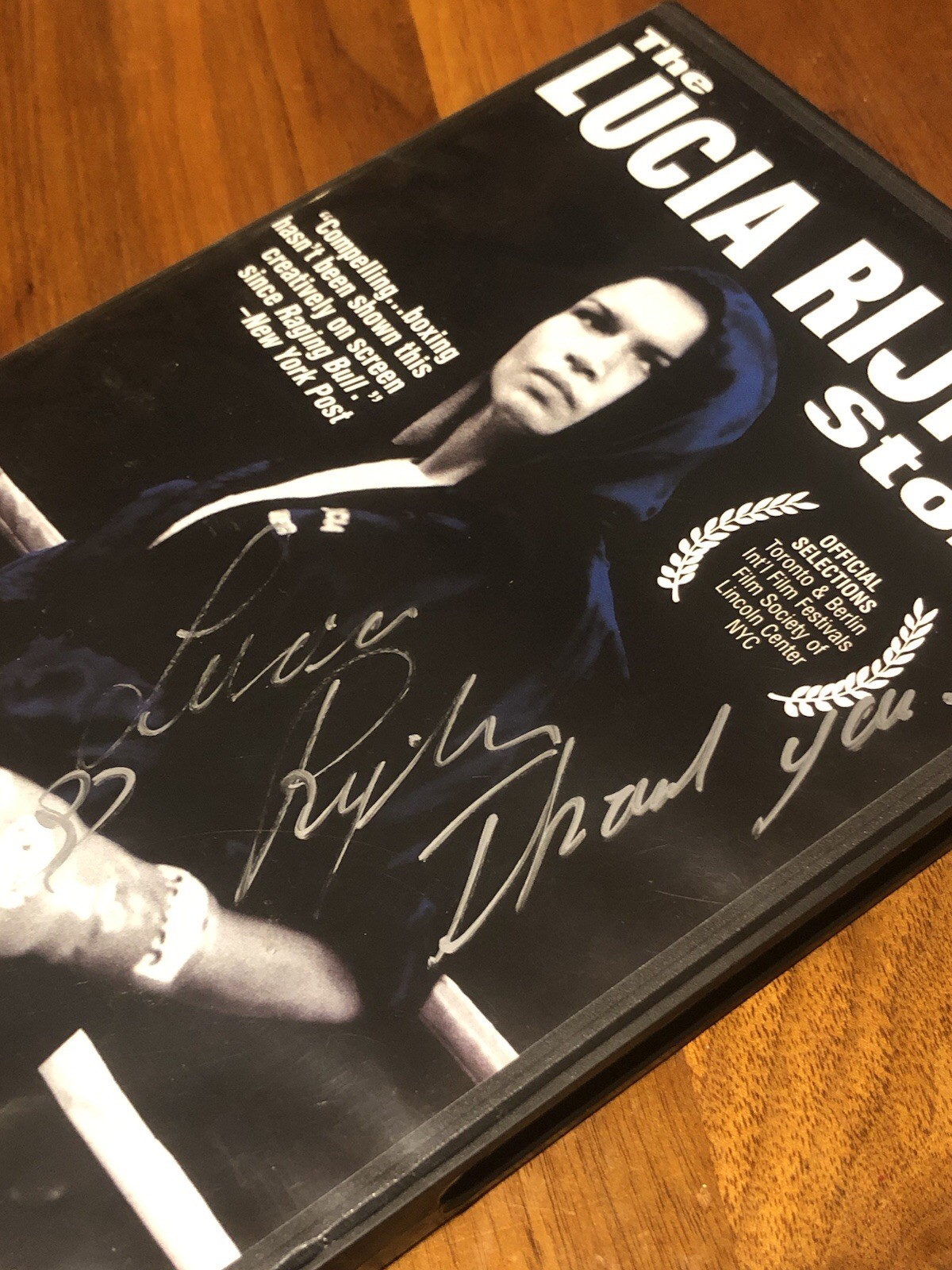 The Lucia Rijker Story Signed DVD 2002 Boxing Documentary